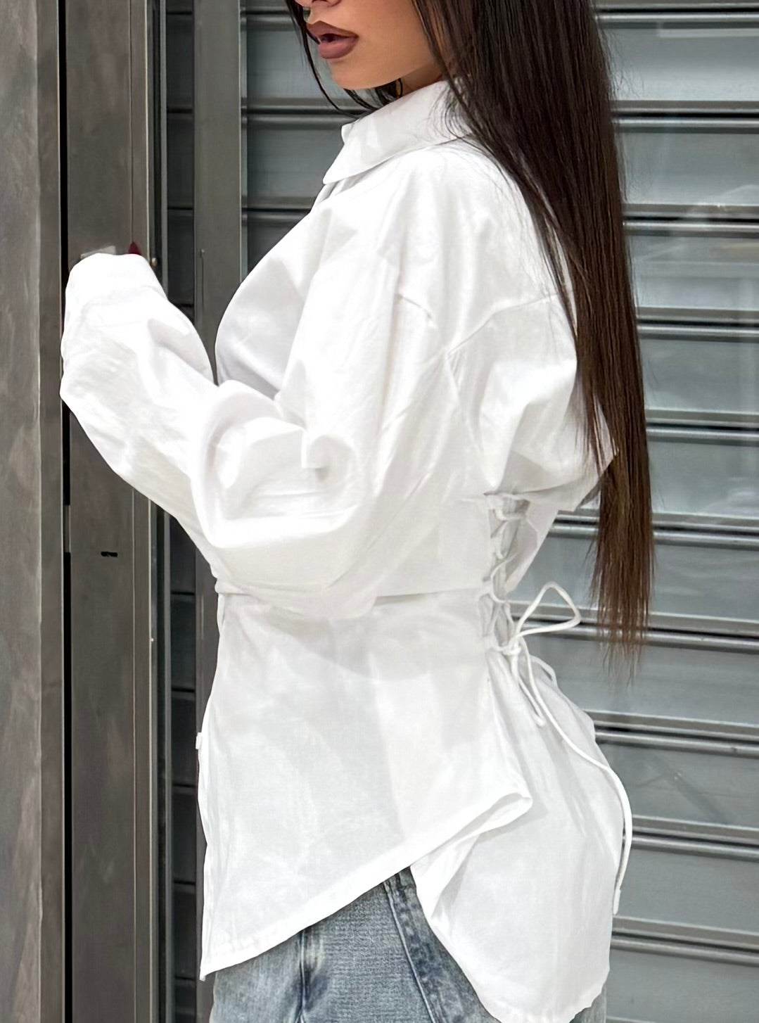 CAMICIA EFFETTO BUSTINO