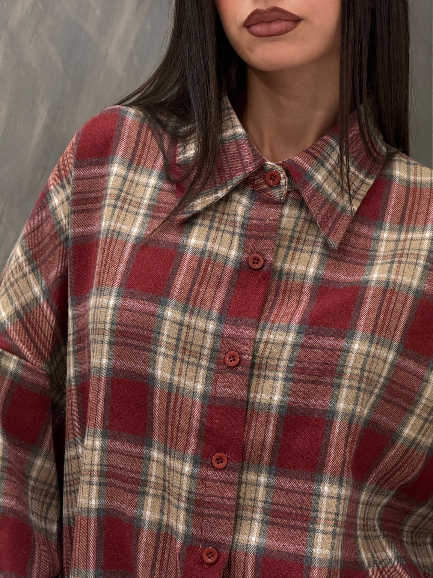 CAMICIA QUADRONI RED