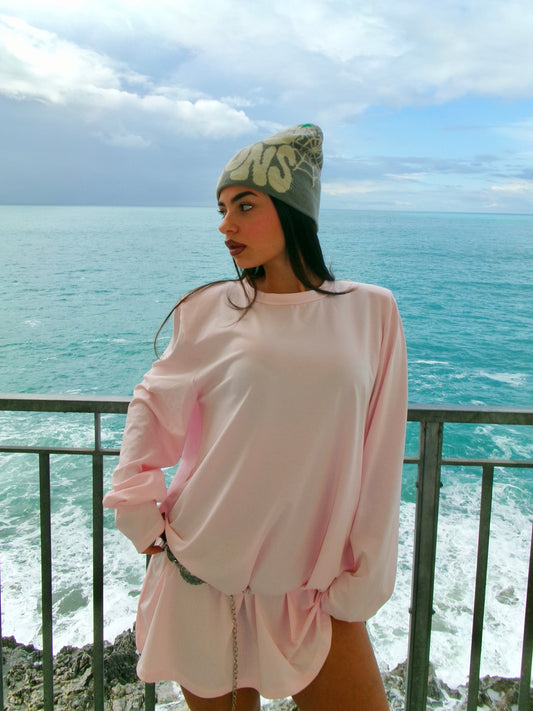 MAXI SHIRT/DRESS BASIC ROSA