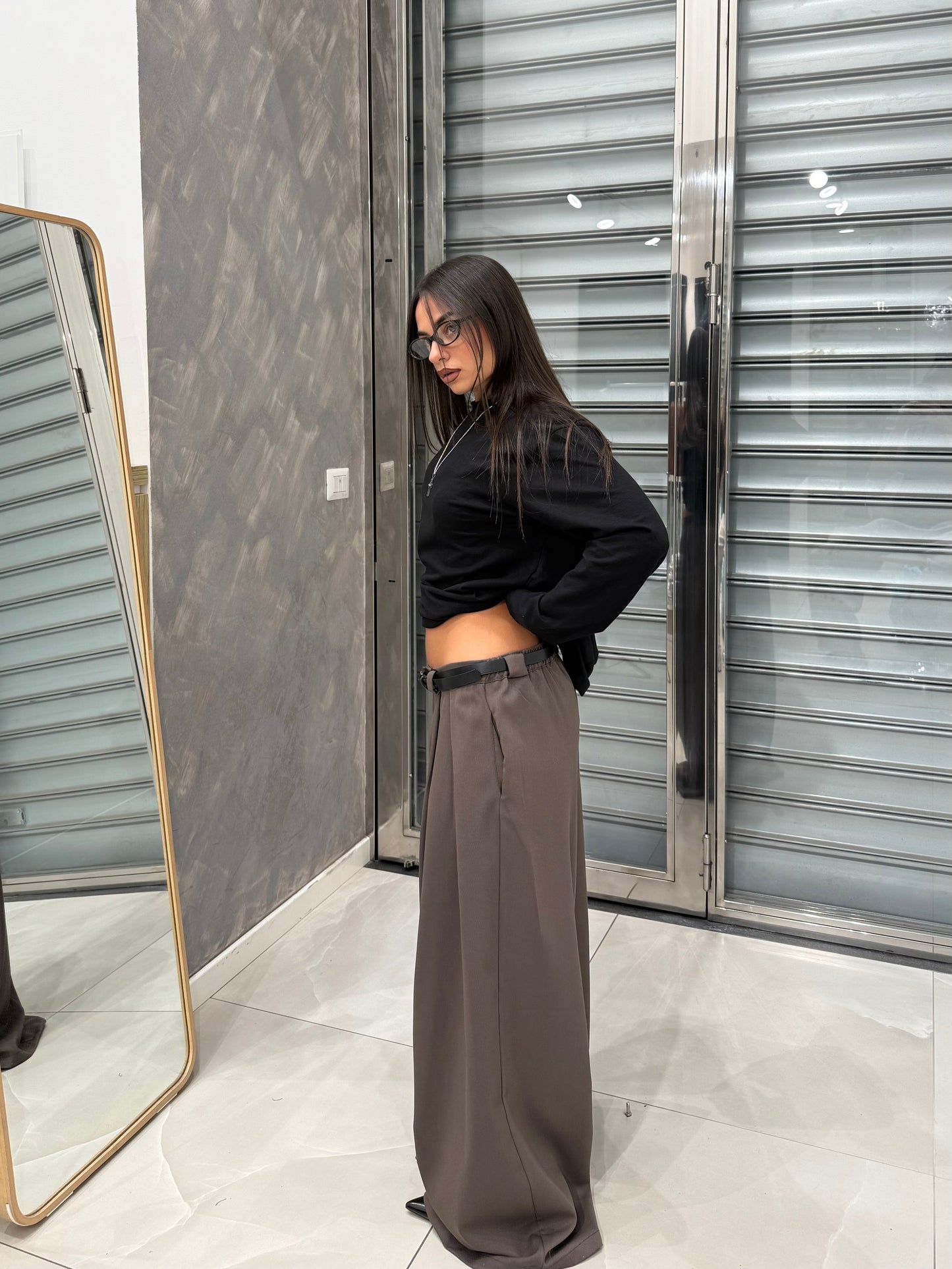 SHIRT LONGSLEEVE CUCITURA NERA