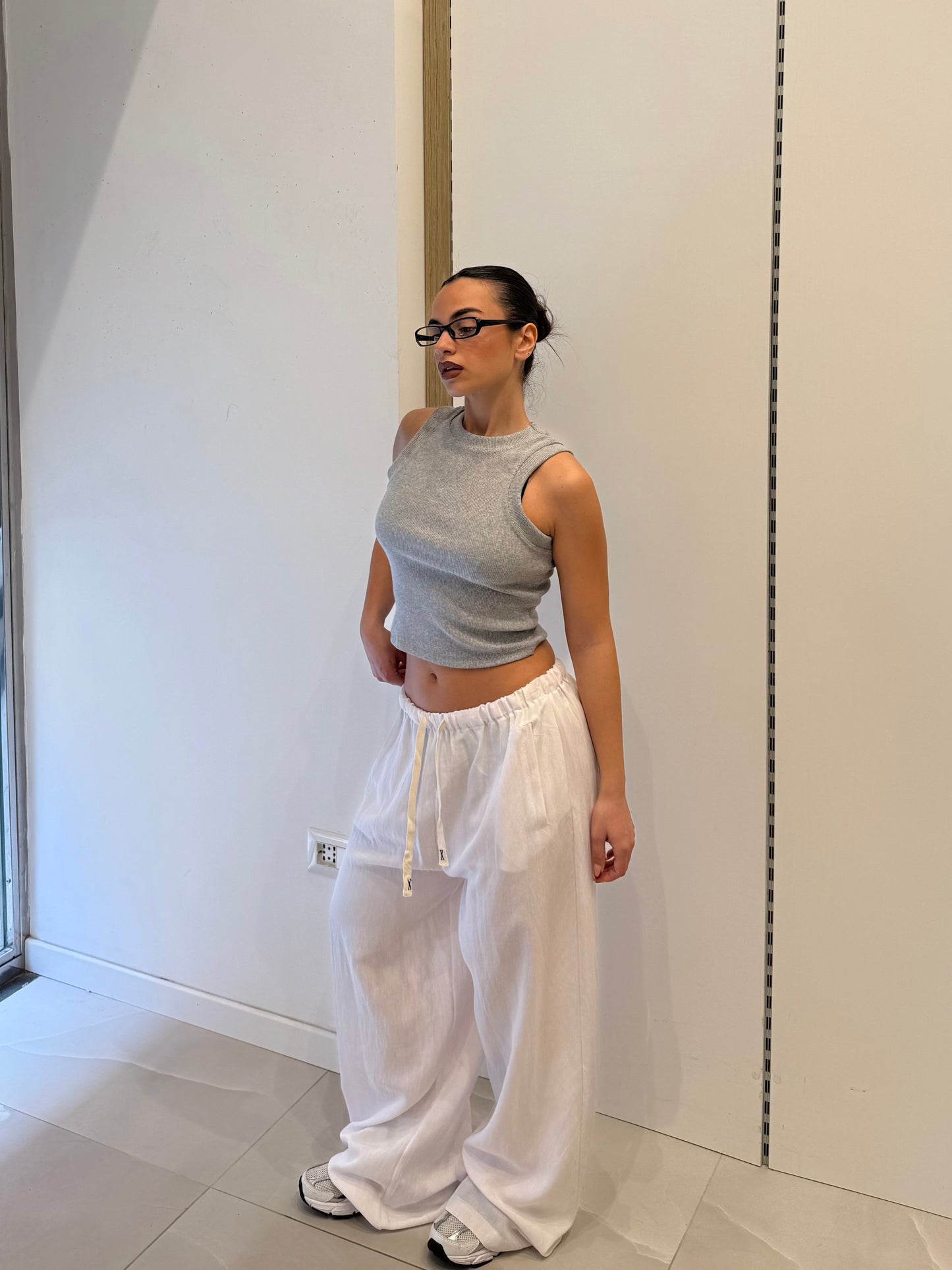 PANTALONE SANTORINI BIANCO