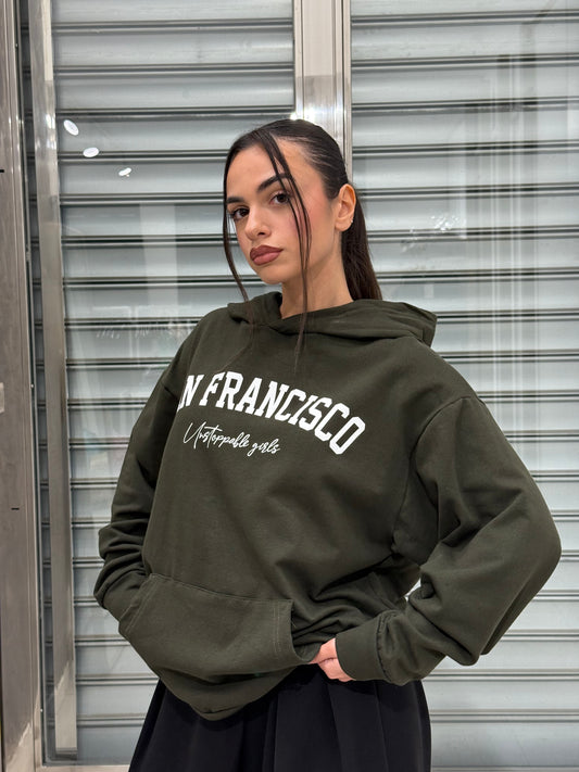 FELPA “SAN FRANCISCO” FELPATA VERDE