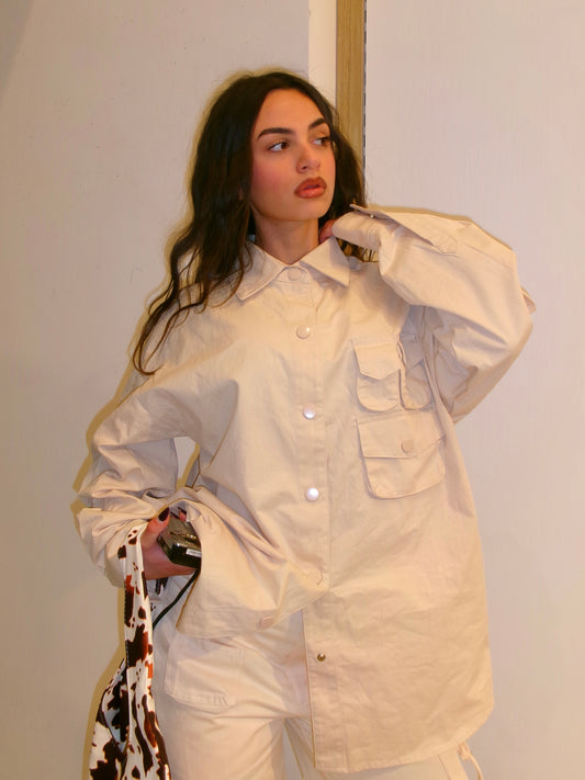 CAMICIA OUTSIDER PANNA