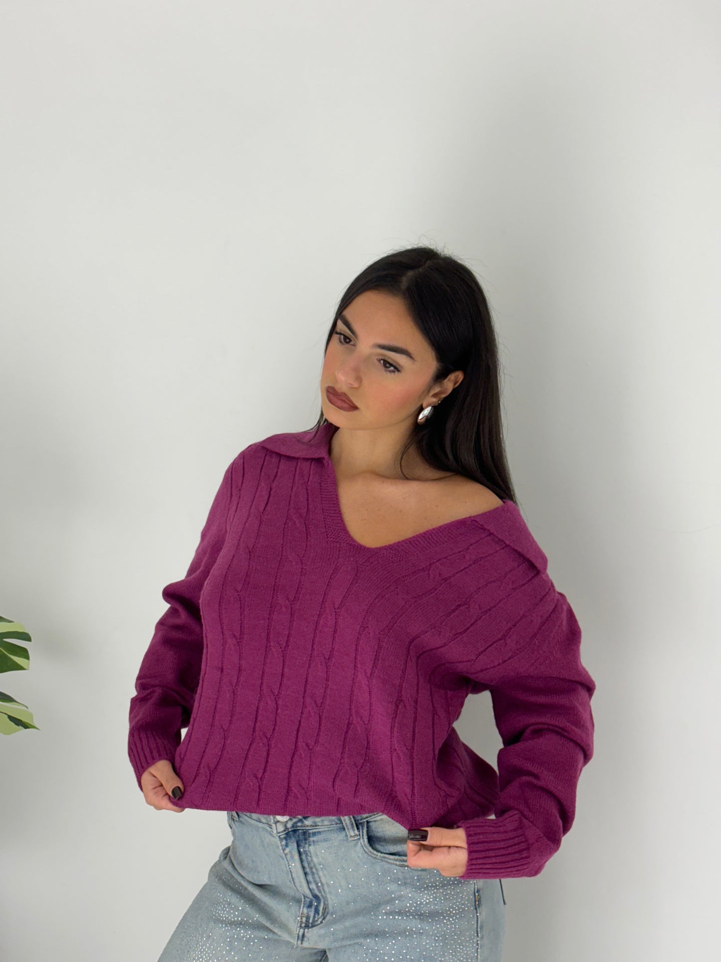 Maglione BRSK magenta