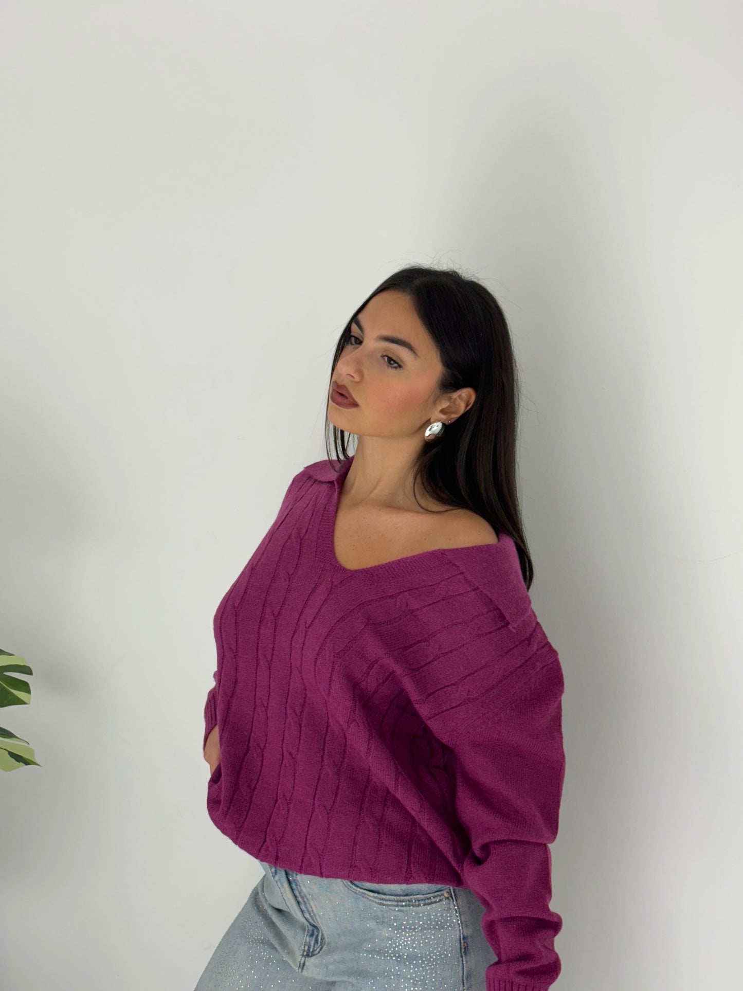 Maglione BRSK magenta