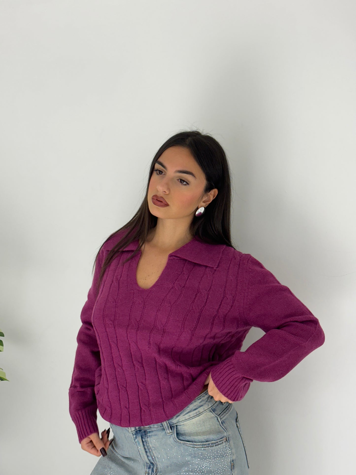 Maglione BRSK magenta